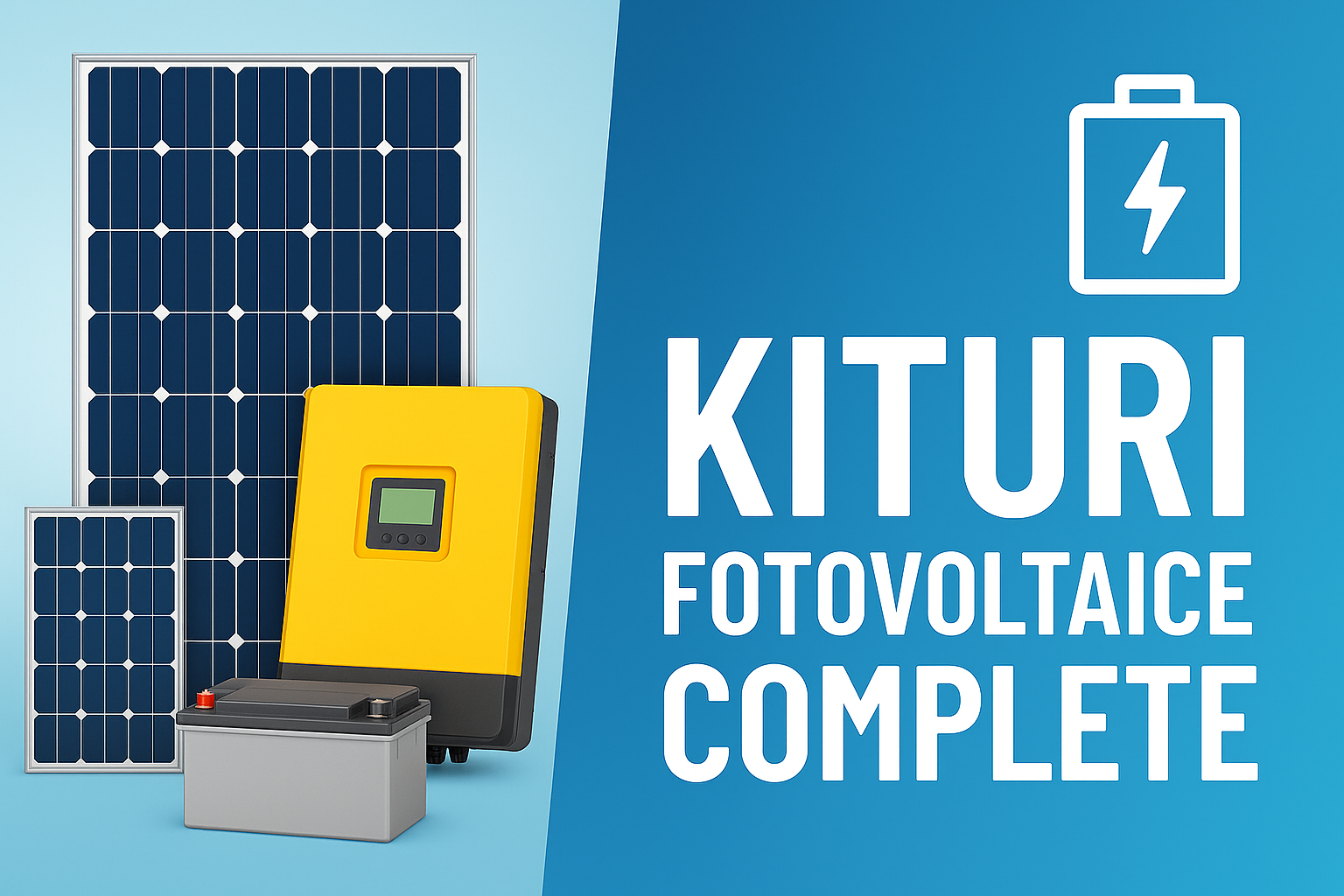 Kituri fotovoltaice complete